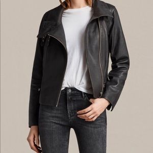 All Saints Bales Leather Moto Jacket